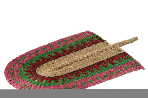 J-Line decoratie Waaier - zeegras - mix