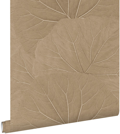 ESTAhome behang bladeren zand beige - 50 x 900 cm - 139917 - vtwonen shop