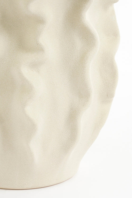 Mica Decorations Sierra Vaas - H31 x Ø22 cm - Keramiek - Beige - vtwonen shop