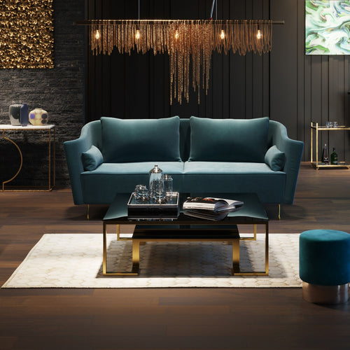 Kare Design Salontafel Rush 120x120cm goud