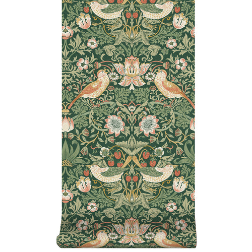 William Morris at Home Vliesbehang Strawberry Thief - 10mx52cm