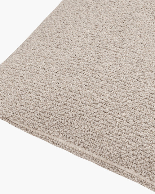 noo.ma Milu bouclé sierkussen 40 x 40 cm Desert Beige