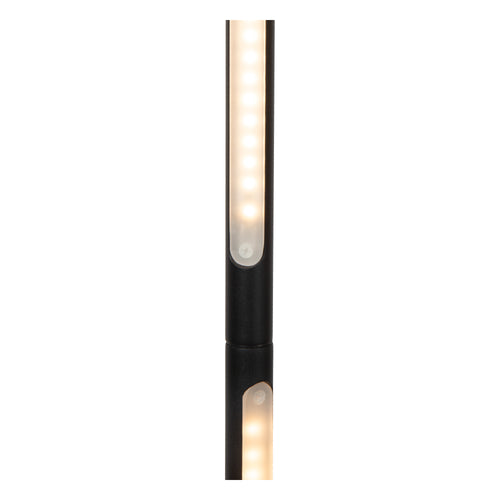 Lucide vloerlamp FINAN - Geïntegreerde LED - Zwart