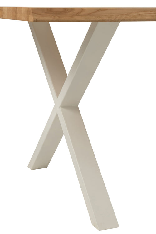 J-Line tafel Poten Kruis - metaal - wit