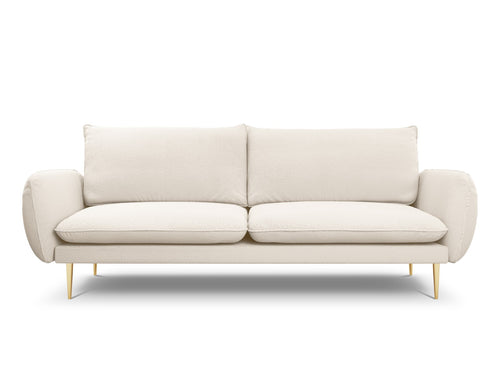 Cosmopolitan Design Bank Vienna 4-zits, boucle, beige - 92x230x95cm