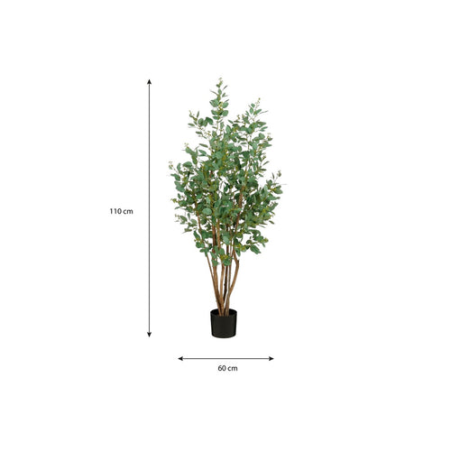 Mica Decorations Populier Kunstplant - H110 x Ø60 cm - Groen