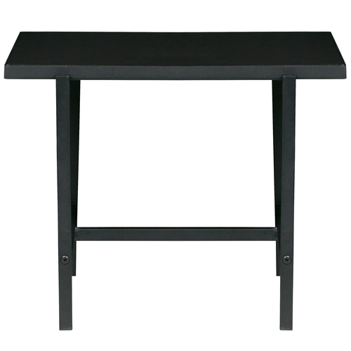 WOOOD bijzettafel Turn Around- Hout/Metaal - Zwart - 40x50x44 - vtwonen shop