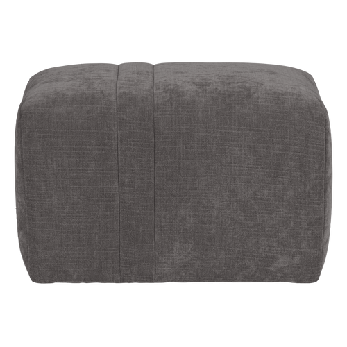 WOOOD hocker Omaire - Chenille - Grijs
