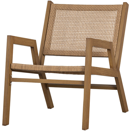 WOOOD tuin fauteuil Pem - Aluminium - Naturel - Set van 2 - vtwonen shop