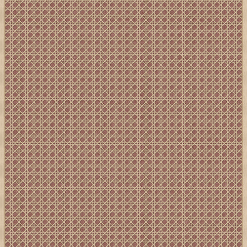 Sanders & Sanders behang ruiten terracotta - 53 cm x 10 m - 640512