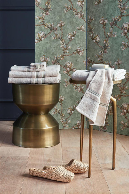 Beddinghouse x Van Gogh Museum Handdoek - 55 x 100 cm - set van 3 - Gebroken wit