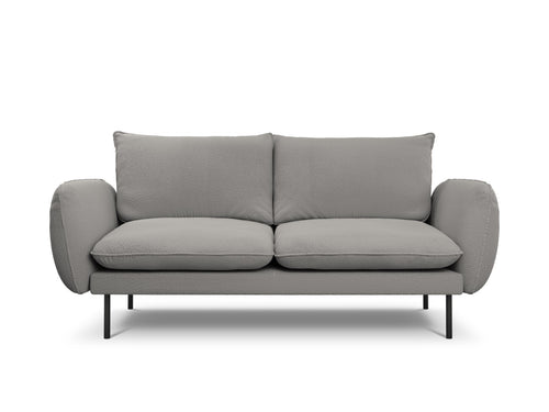 Cosmopolitan Design Bank Vienna 2-zits, boucle, grijs - 92x160x95cm