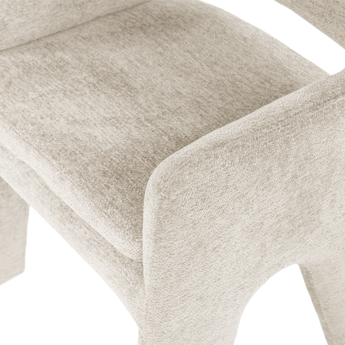 vtwonen eetkamerstoel Bigfoot - Chenille - Zand - 78x57x56