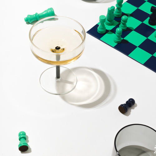 Ona - Champagneglas 20cl coupe grijs Fizz - Set van 2