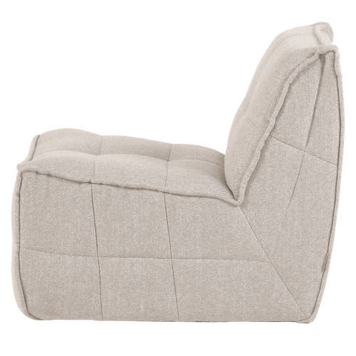 vtwonen 1-zits element Cluster - Bouclé - Zand/Beige - 82x105x92