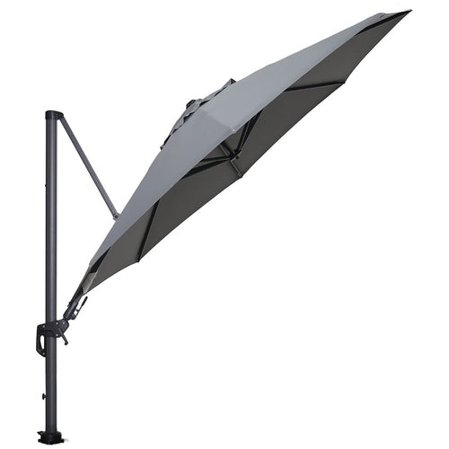 Garden Impressions zweefparasol Hawaii licht grijs doek - Ø350 cm