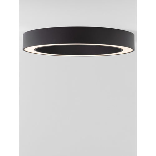 Nova Luce MORBIDO Morvido Geïntegreerde LED Plafondlamp (Semi-Fut) Zandzwart Dimbaar LED 48W 3730lm 2700-4000K Kleurtemperatuur Afstandsbediening