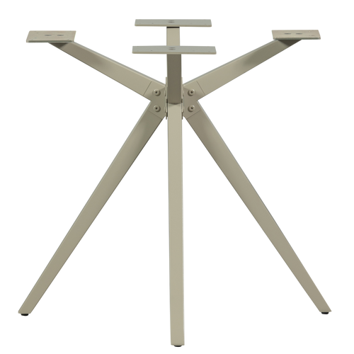 WOOOD kruispoot Holland - Metaal - Dakargrau - 72x80x80 - vtwonen shop