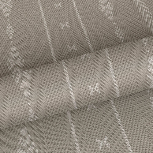 Sanders & Sanders behang etnisch motief donker beige en wit - 53 cm x 10 m - 640522