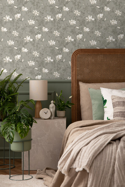 Borastapeter behang magnolia bruin - 53 cm x 10.05 m - 660432 - vtwonen shop