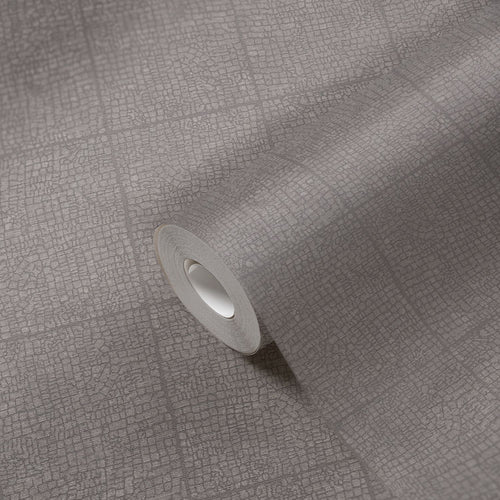 Livingwalls behang geometrische vormen grijs - 53 cm x 10.05 m - AS-385263