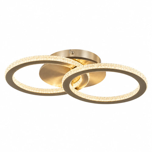 Searchlight plafondlamp Specs - 1 lichts - 42.5  x 7.5   cm - champagne