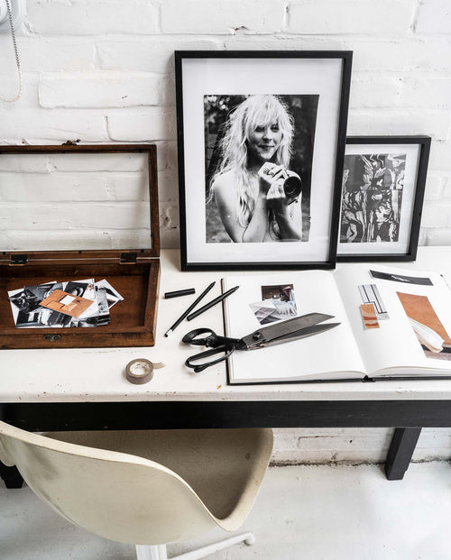 vtwonen Foto Opbergkist - Bewaardoosjes met deksel - Fotolijst houten kistje - Bewaardoos - Bruin - 42cm - vtwonen shop