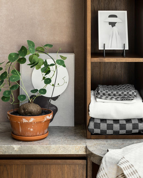 vtwonen - Bordenstandaard voor sierborden - Bordenhouder - Zwart - 11x20cm - Set van 4