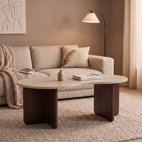 Calicosy - Salontafel MOSS - Donker hout 110x60x40 cm