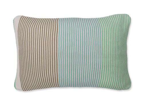 Pip Studio decoratiekussen Blockstripe - 40x60 cm - licht groen - vtwonen shop