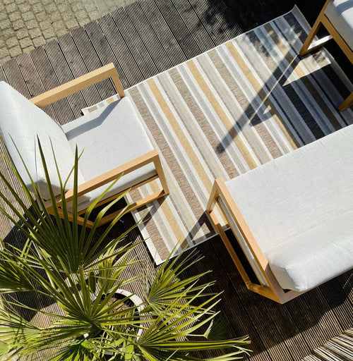 Mrcarpet buitenkleed Treviso - bruin/geel - 160 x 230cm