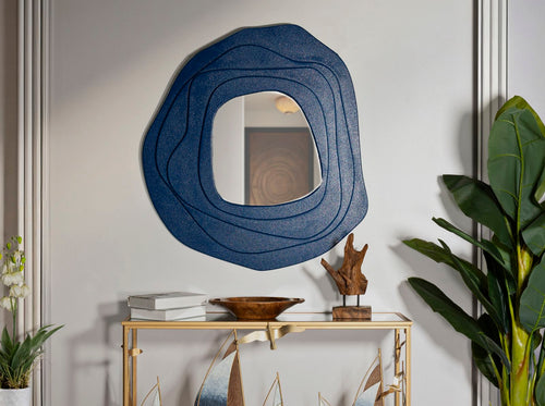 Mauro Ferretti wandspiegel - 90x4x97 cm - blauw