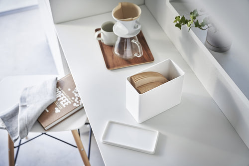Yamazaki Koffiefilterhouder - Tower - Wit