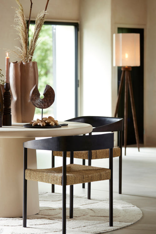 Light & Living stoel DELMAR - 60.5x57x76.5cm - bruin