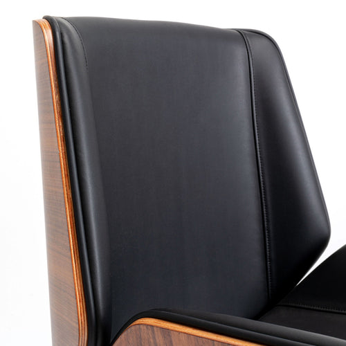 Kare Design Draaibare Bureaustoel Rouven laag zwart - vtwonen shop