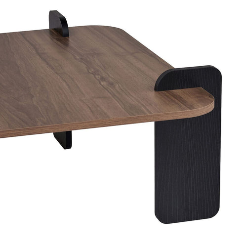 Calicosy - Vierkante ORME - Donker hout 90x90x35 cm
