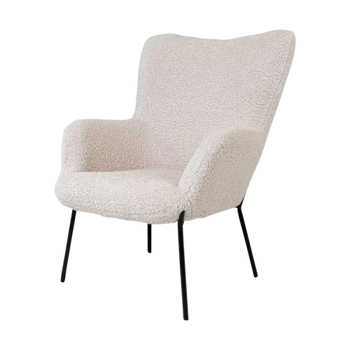 Artichok Rosemarie teddy fauteuil gebroken wit - vtwonen shop