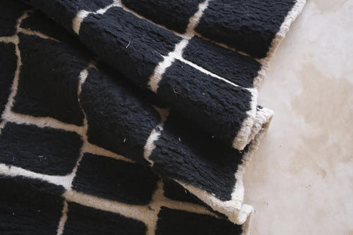 AFK Living vloerkleed Berber - handgemaakt - Wol - 80 cm x 240 cm