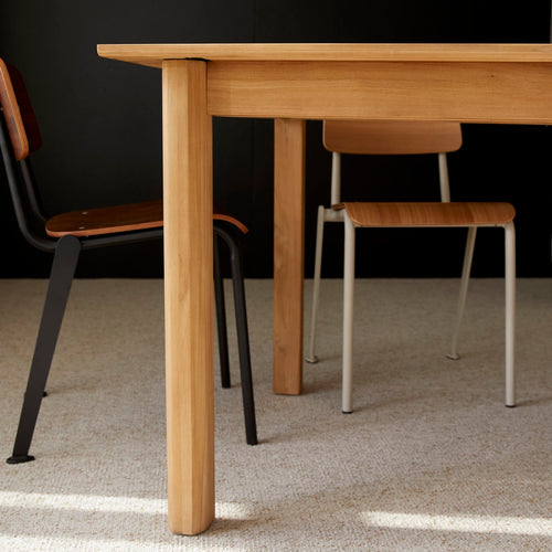 Tikamoon Uitschuifbare tafel van massief teak 8-10 pers. - Naturel