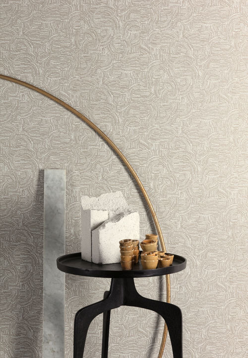 Masureel behang grafisch motief grijs - 53 cm x 10.05 m - 630027 - vtwonen shop