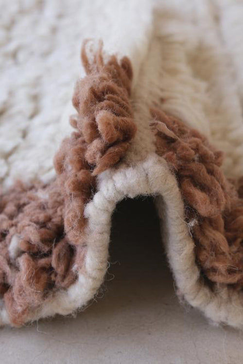 AFK Living vloerkleed Berber - handgemaakt - Wol - 216 x 200 cm - vtwonen shop