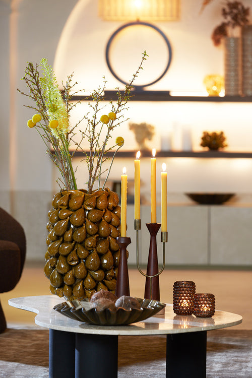 Light & Living vaas NATALIA - 35x33x47cm - geel - vtwonen shop