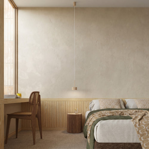 Sollux Lighting Hanglamp AURA 1 beige Gx53 - 10x10x125cm