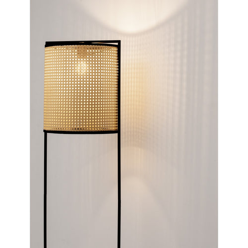 Nova Luce ERTO Vloerlamp Zandzwart E27 1x12W