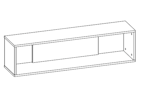 Furnilux Sharons choice-Boekenplank-Wandplank - 115x26x29cm - vtwonen shop