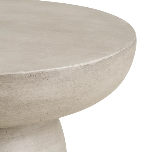 Artichok Tycho fiberclay salontafel grijs - Ø70 x 40 cm
