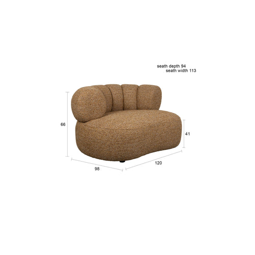 Dutchbone Duvane Fauteuil Bruin