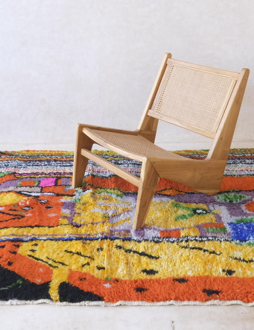 AFK Living vloerkleed Berber - handgemaakt - Wol - 152 x 240 cm