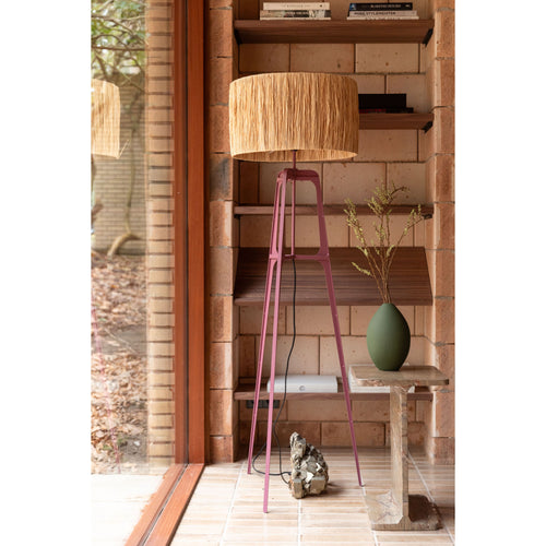Dutchbone Afra Vloerlamp/ Staande lamp Paars - vtwonen shop