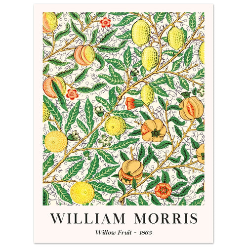 Artfulprints  William Morris - Willow fruit   poster 30x40 cm - vtwonen shop